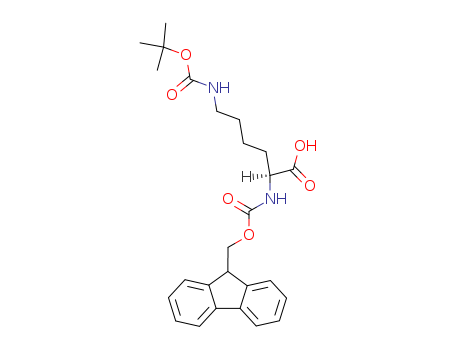 71989-26-9,N-alpha-FMOC-Nepsilon-BOC-L-Lysine,2-(9H-fluoren-9-ylmethoxycarbonylamino)-6-(tert-butoxycarbonylamino)hexanoic acid;(2S)-2-(9H-fluoren-9-ylmethoxycarbonylamino)-6-(tert-butoxycarbonylamino)hexanoate;N6-(tert-Butoxycarbonyl)-N2-((9H-fluoren-9-ylmethoxy)carbonyl)-L-lysine;N-alpha-FMOC-Nepsilon-BOC-L-Lysine;Fmoc-L-Lys(Boc)-OH;Fmoc-Lys(Boc);Fmoc-L-Lys(Boc);N-α-Fmoc-N-ε-Boc-L-lysine;Fmoc-Lys(Boc)-OH;N-alpha-FMOC-Nepsilon-BOC-L-Lysine;Nalpha-(9-Fluorenylmethoxycarbonyl)-nepsilon-(tert-butoxycarbonyl)-L-lysine;N6-(tert-butoxycarbonyl)-N2-[(9H-fluoren-9-ylmethoxy)carbonyl]-L-lysine;N-alpha-Fmoc-N-epsilon-Boc-L-lysine;Fmoc-Lys(Boc)-OH;