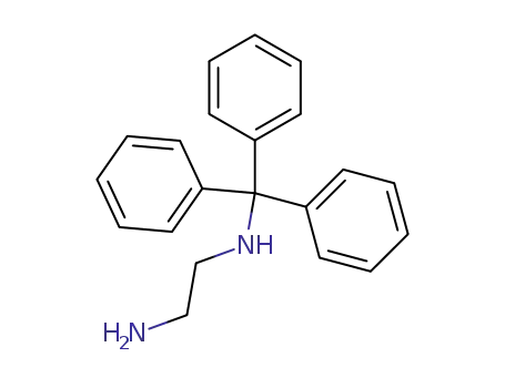 Molecular Structure of 75257-79-3 (1,2-Ethanediamine, N-(triphenylmethyl)-)