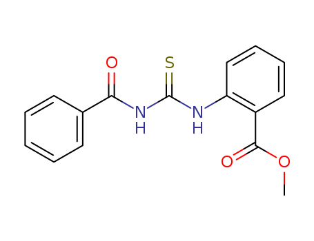 Methyl 2-{[(benzoylamino)carbothioyl]amino}benzenecarboxylate