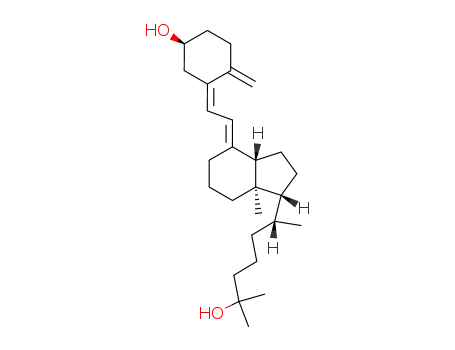 19356-17-3,CALCIFEDIOL,9,10-Secocholesta-5,7,10(19)-triene-3,25-diol,(3b,5Z,7E)- (9CI);9,10-Secocholesta-5,7,10(19)-triene-3b,25-diol (8CI);25-HCC;25-Hydroxycholecalciferol;25-Hydroxyvitamin D;25-Hydroxyvitamin D3;5,6-cis-25-Hydroxyvitamin D3;Calcidiol;1H-Indene-1-pentanol,4-[(2Z)-2-[(5S)-5-hydroxy-2-methylenecyclohexylidene]ethylidene]octahydro-a,a,e,7a-tetramethyl-, (eR,1R,3aS,4E,7aR)-;Calderol;Cholecalciferol, 25-hydroxy-;Didrogyl;Hidroferol;Hy-D;Ro 8-8892;Rovimix Hy-D;U 32070E;