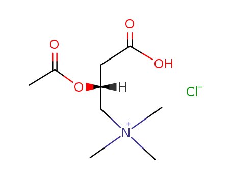 Molecular Structure of 5080-50-2 (O-Acetyl-L-carnitine hydrochloride)