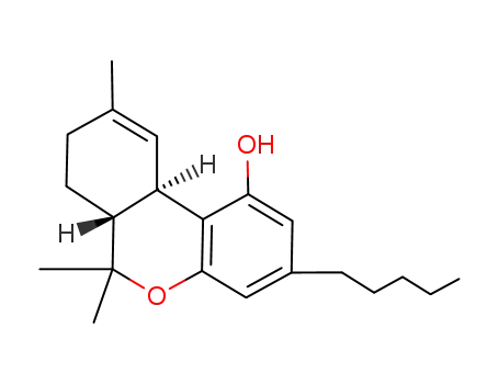 Molecular Structure of 1972-08-3 (DELTA9-TETRAHYDROCANNABINOL)