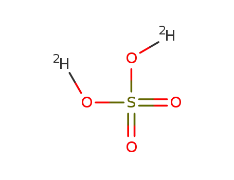 Molecular Structure of 13813-19-9 (Sulfuric acid-d2)