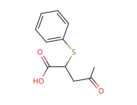 4-Oxo-2-phenylsulfanyl-pentanoic acid