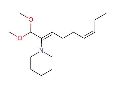 1-((1Z,5Z)-1-Dimethoxymethyl-octa-1,5-dienyl)-piperidine