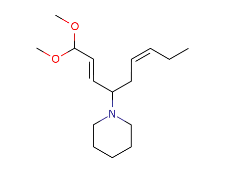 (2E,6Z)-4-piperidino-2,6-nonadienal dimethyl acetal
