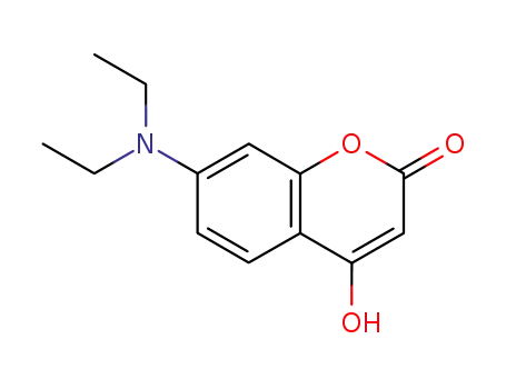 Molecular Structure of 64369-55-7 (4-HYDROXY-7-DIETHIAMINO-COUMARINE)