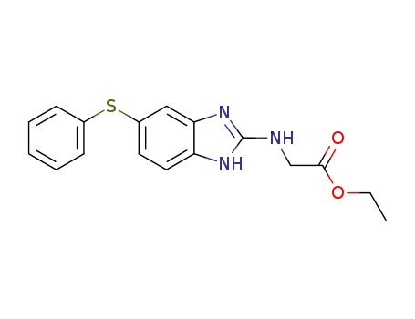2-(Carbethoxymethylamino)-5(6)-phenylthiobenzimidazole