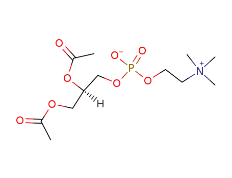 Molecular Structure of 54672-38-7 (Diacetyl-L-Glycerophosphorylcholine)