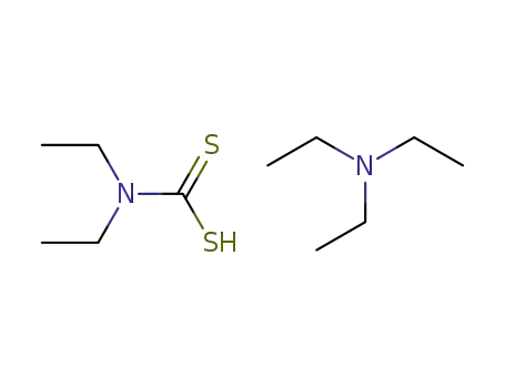 Molecular Structure of 2391-78-8 (DIETHYLDITHIOCARBAMIC ACID  DIETHYL-)