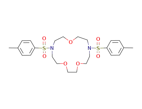 Molecular Structure of 74461-33-9 (1,4,10-Trioxa-7,13-diazacyclopentadecane,
7,13-bis[(4-methylphenyl)sulfonyl]-)