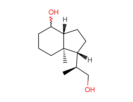 Molecular Structure of 185997-26-6 ((1R,3aR,7aR)-1-((S)-1-hydroxypropan-2-yl)-7a-methyloctahydro-1H-inden-4-ol)