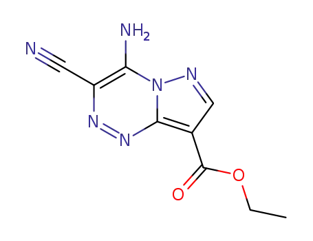 ethyl 4-amino-3-cyanopyrazolo<5,1-c><1,2,4>triazine-8-carboxylate
