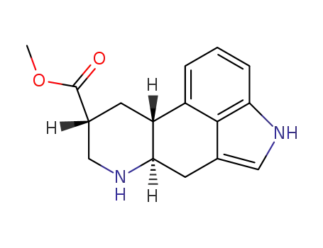 Molecular Structure of 30341-92-5 (ERGOLINE-8-CARBOXYLIC ACID METHYL ESTER)