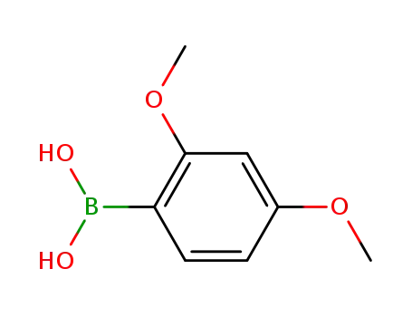 Molecular Structure of 133730-34-4 (2,4-Dimethoxybenzeneboronic acid)