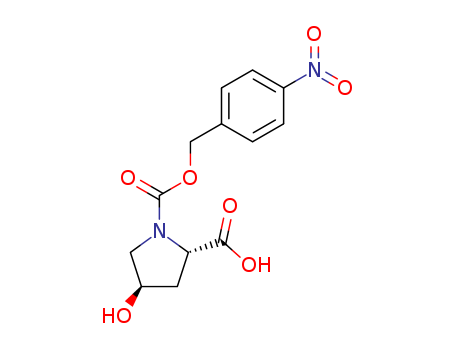 1,2-Pyrrolidinedicarboxylicacid, 4-hydroxy-, 1-[(4-nitrophenyl)methyl] ester, (2S,4R)-(96034-57-0)