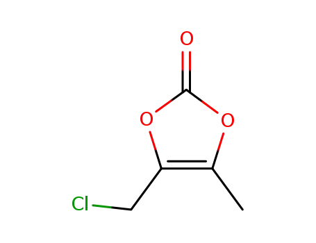 Molecular Structure of 80841-78-7 (4-Cloromethyl-5-methyl-1,3-dioxol-2-one)