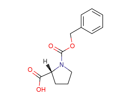 Molecular Structure of 6404-31-5 (N-Benzyloxycarbonyl-D-proline)