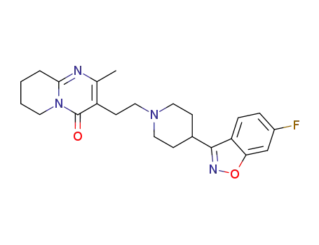 Molecular Structure of 106266-06-2 (Risperidone)