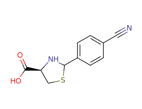 (2RS,4R)-2-(4-cyano-phenyl)-thiazolidine-4-carboxylic acid
