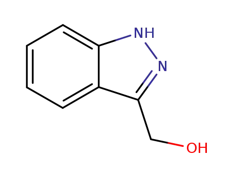 Molecular Structure of 64132-13-4 (3-(HYDROXYMETHYL)INDAZOLE)