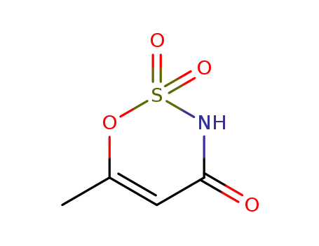 Molecular Structure of 33665-90-6 (Acesulfame)