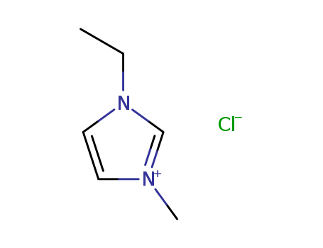 65039-09-0,1-Ethyl-3-methylimidazolium chloride,1H-Imidazolium,1-ethyl-3-methyl-, chloride (9CI);1-Ethyl-3-methyl-1H-imidazolium chloride;1-Ethyl-3-methylimidazolium chloride;1-Methyl-3-ethylimidazolinium chloride;1-Methyl-3-ethylimidazolium chloride;3-Ethyl-1-methylimidazolium chloride;N-Methyl-N'-ethylimidazolium chloride;