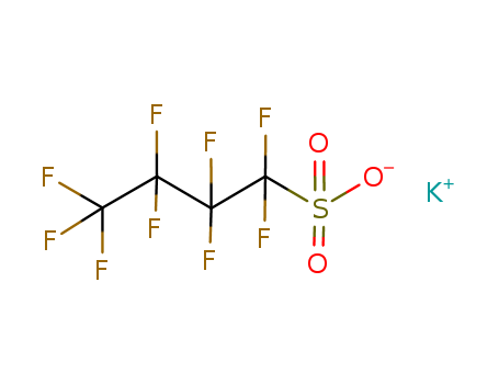 29420-49-3,Potassium nonafluoro-1-butanesulfonate,1-Butanesulfonicacid, 1,1,2,2,3,3,4,4,4-nonafluoro-, potassium salt (8CI,9CI);Bayowet C 4;Biowet C 4;Eftop KFBS;F 114P;FR 2025;FR 2225;Flutel RM 65;K-NONA;KFBS;Megafac F 114;Megafac F 114P;Megafac F 411;Perfluorobutanesulfonicacid potassium salt;Potassium nonaflate;Potassium nonafluorobutanesulfonate;RM 65;FC-98;Perfluorobutansulfonic acid;