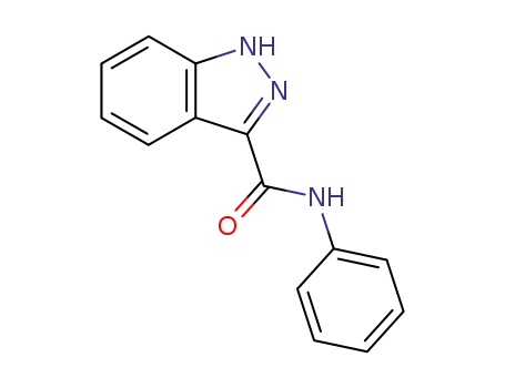 Molecular Structure of 23706-99-2 (1H-Indazole-3-carboxamide, N-phenyl-)