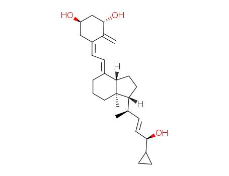112965-21-6,Calcipotriene,9,10-Secochola-5,7,10(19),22-tetraene-1,3,24-triol,24-cyclopropyl-, (1a,3b,5Z,7E,22E,24S)- (9CI);Calciptriol;Daivonex;Dovonex;MC 903;PRI 2201;Psorcutan;