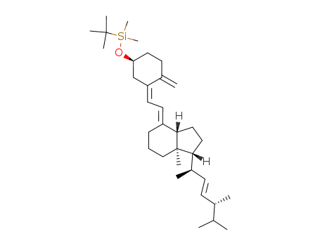 tert-Butyl-dimethyl-(4-methylene-3-{2-[7a-methyl-1-(1,4,5-trimethyl-hex-2-enyl)-octahydro-inden-4-ylidene]-ethylidene}-cyclohexyloxy)-silane
