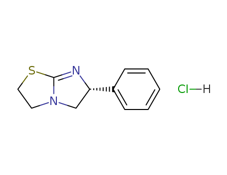 Imidazo[2,1-b]thiazole,2,3,5,6-tetrahydro-6-phenyl-, hydrochloride (1:1), (6R)-