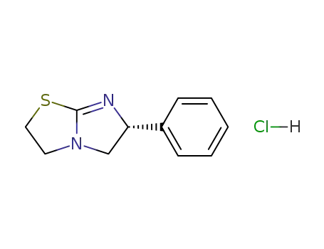 Molecular Structure of 16595-76-9 ((R)-2,3,5,6-tetrahydro-6-phenylimidazo[2,1-b]thiazole monohydrochloride)