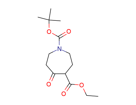 5-oxo-azepane-1,4-dicarboxylic acid 1-tert-butyl ester 4-ethyl ester