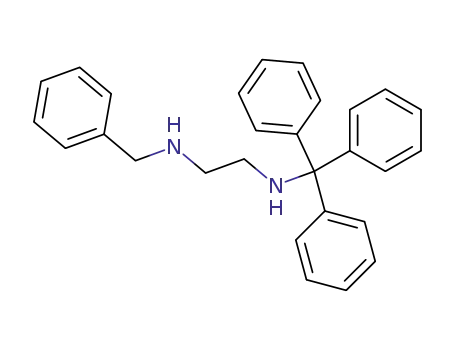 Molecular Structure of 141856-06-6 (1,2-Ethanediamine, N-(phenylmethyl)-N'-(triphenylmethyl)-)