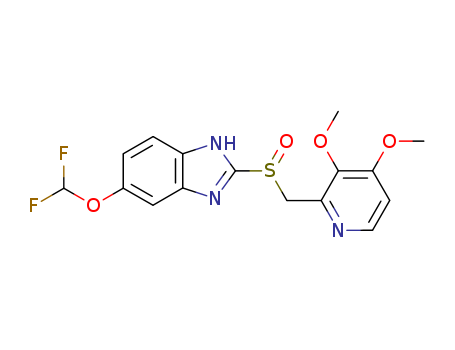 1H-Benzimidazole,6-(difluoromethoxy)-2-[[(3,4-dimethoxy-2-pyridinyl)methyl]sulfinyl]-