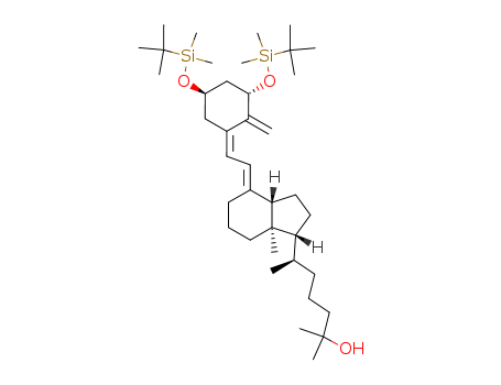 140710-96-9,6-(4-{2-[3,5-Bis-(tert-butyl-dimethyl-silanyloxy)-2-methylene-cyclohexylidene]-ethylidene}-7a-methyl-octahydro-inden-1-yl)-2-methyl-heptan-2-ol,6-(4-{2-[3,5-Bis-(tert-butyl-dimethyl-silanyloxy)-2-methylene-cyclohexylidene]-ethylidene}-7a-methyl-octahydro-inden-1-yl)-2-methyl-heptan-2-ol