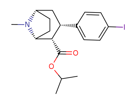 8-Azabicyclo[3.2.1]octane-2-carboxylicacid, 3-(4-iodophenyl)-8-methyl-, 1-methylethyl ester, (1R,2S,3S,5S)-