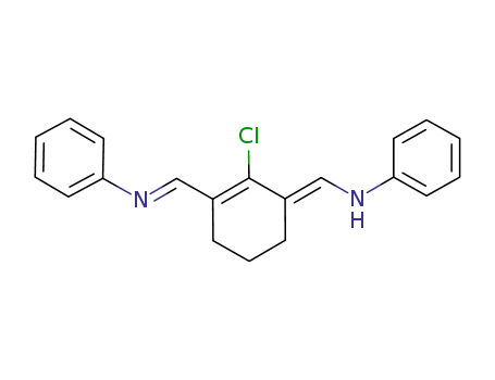 N-((E)-(2-chloro-3-((E)-(phenylimino)methyl)cyclohex-2-enylidene)methyl)aniline