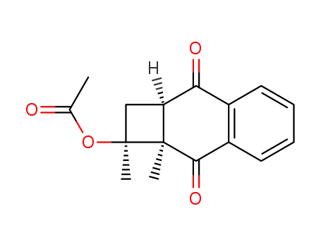 Acetic acid (1S,2aR,8aR)-1,8a-dimethyl-3,8-dioxo-1,2,2a,3,8,8a-hexahydro-cyclobuta[b]naphthalen-1-yl ester