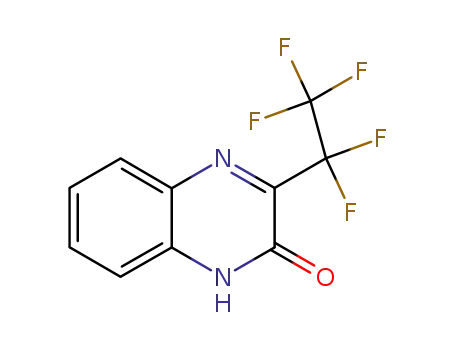 Molecular Structure of 89995-28-8 (2(1H)-Quinoxalinone, 3-(pentafluoroethyl)-)