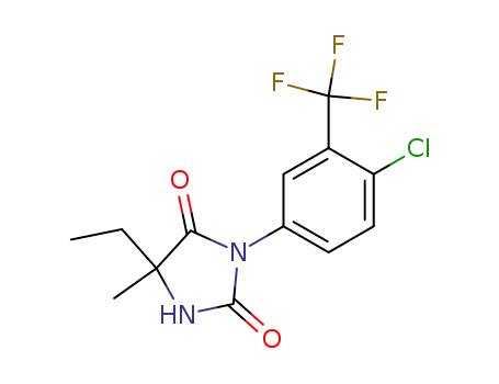 3-(4-Chlor-α,α,α-trifluor-m-tolyl)-5-ethyl-5-methylhydantoin