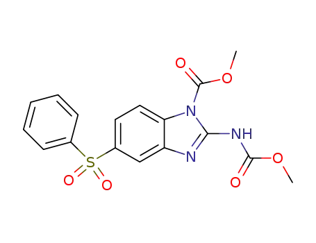 1-carbomethoxy-2-carbomethoxyamino-5-phenylsulfonylbenzimidazole