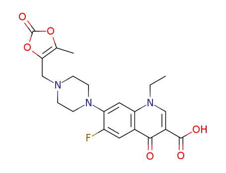 N-<(5-Methyl-2-oxo-1,3-dioxol-4-yl)methyl>norfloxacin