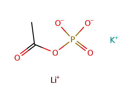 Lithium potassium acetyl phosphate (1:1:1)