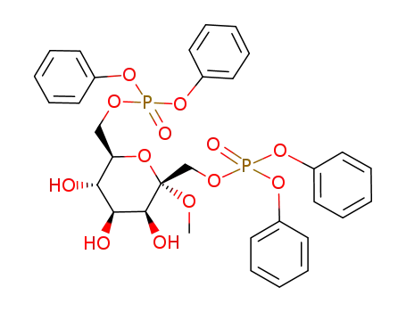 methyl α-D-manno-heptuloside 1,7-bis(diphenyl phosphate)