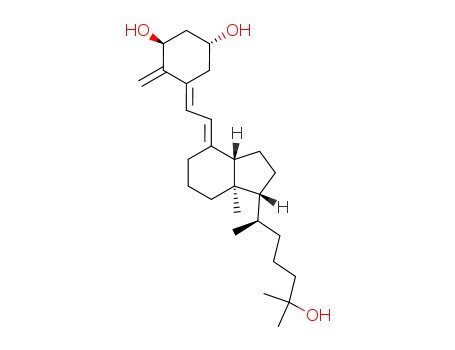 73837-24-8,5-{2-[1-(5-Hydroxy-1,5-dimethyl-hexyl)-7a-methyl-octahydro-inden-4-ylidene]-ethylidene}-4-methylene-cyclohexane-1,3-diol,9,10-Secocholesta-5,7,10(19)-triene-1,3,25-triol,(1a,3b,5E,7E)- (9CI); 1,25-Dihydroxy-5,6-trans-vitamin D3; 1a,25-Dihydroxy-5,6-trans-vitaminD3; 5,6-trans-1a,25-DihydroxyvitaminD3