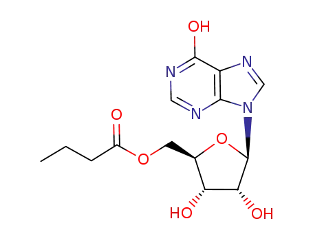 Butyric acid (2R,3S,4R,5R)-3,4-dihydroxy-5-(6-hydroxy-purin-9-yl)-tetrahydro-furan-2-ylmethyl ester