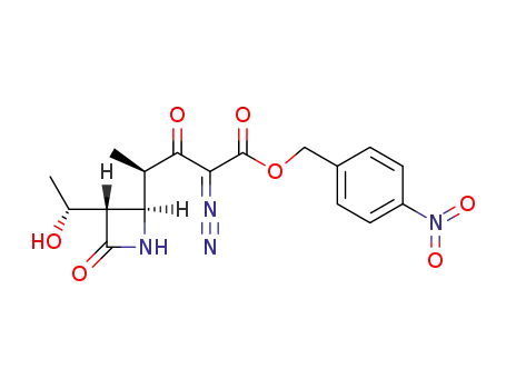 (γR,2R,3S)-α-diazo-3-[(1R)-1-hydroxyethyl]-γ-methyl-β,4-dioxo-2-azetidinebutanoic acid (4-nitrophenyl)methyl ester