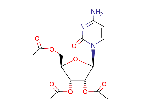 Molecular Structure of 56787-28-1 (Cytidine, 2',3',5'-triacetate)